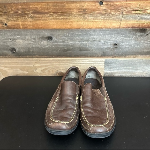 Cole Haan Mens Tucker Slip On Vibram Sole Loafer Shoes Brown Leather size 11 - Picture 4 of 8